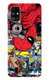 Spider Man Samsung M51 Back Cover